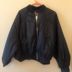 Zara puffer bomber jacket